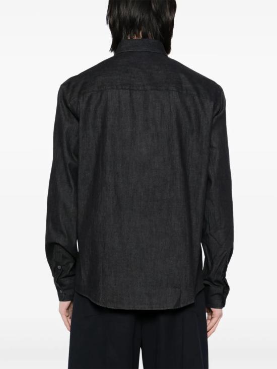  메종키츠네 긴팔 셔츠 NM00403WD4006P470 blue - MAISON KITSUNE