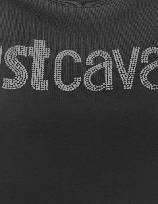  저스트까발리 반팔 티셔츠 77PAHE20 CJ110899 Black - JUST CAVALLI