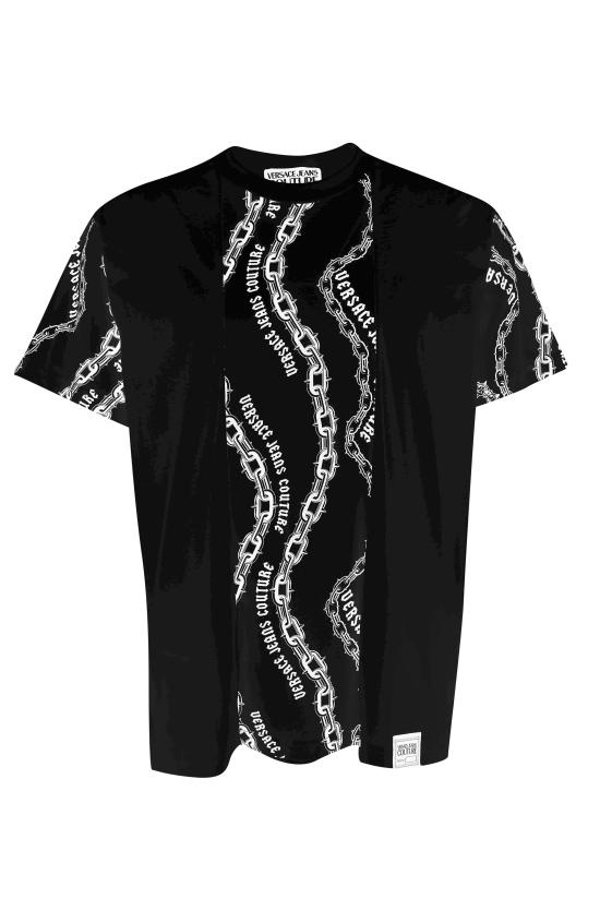  베르사체 반팔 티셔츠 77GAH622 JS365899 Black