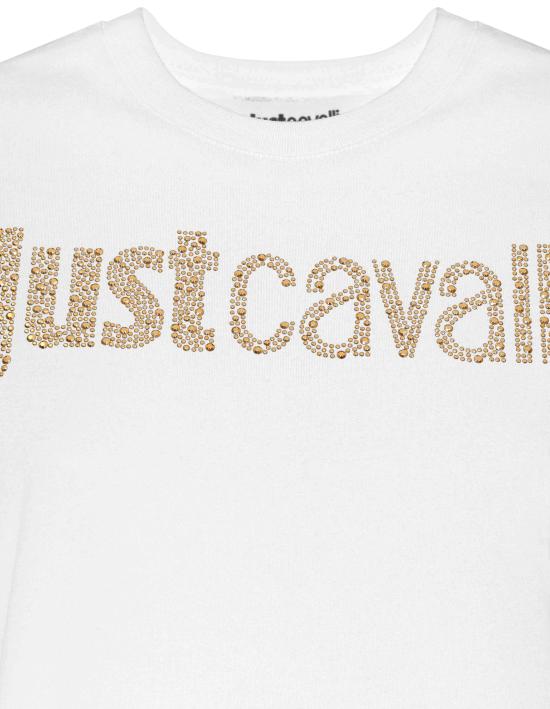  저스트까발리 반팔 티셔츠 77PAHE21 CJ110003 White - JUST CAVALLI