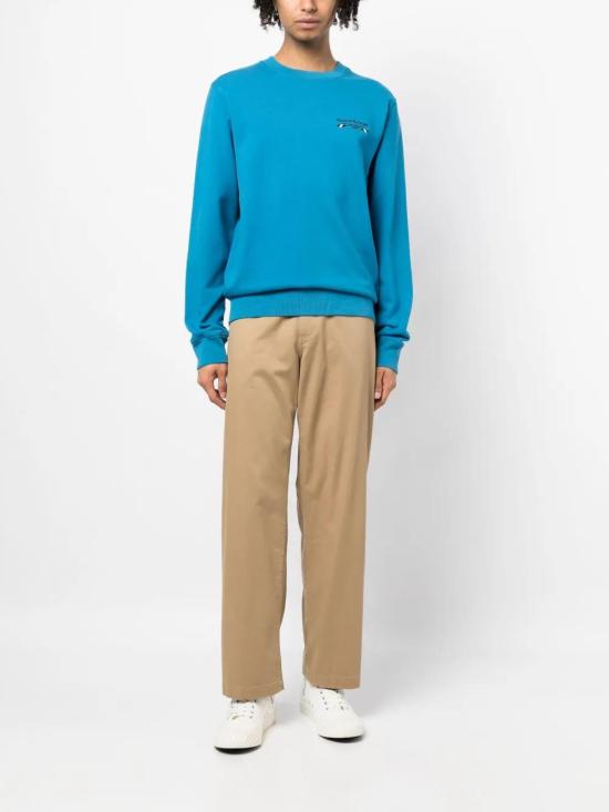  메종키츠네 긴팔 티셔츠 LM00310KM0001P sky - MAISON KITSUNE