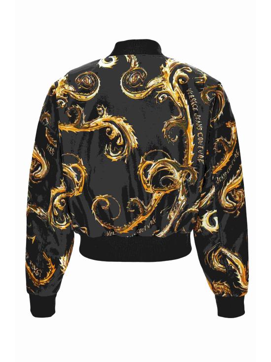 24FW 베르사체 봄버 자켓 77HAS408 CQD64G89 Black - VERSACE