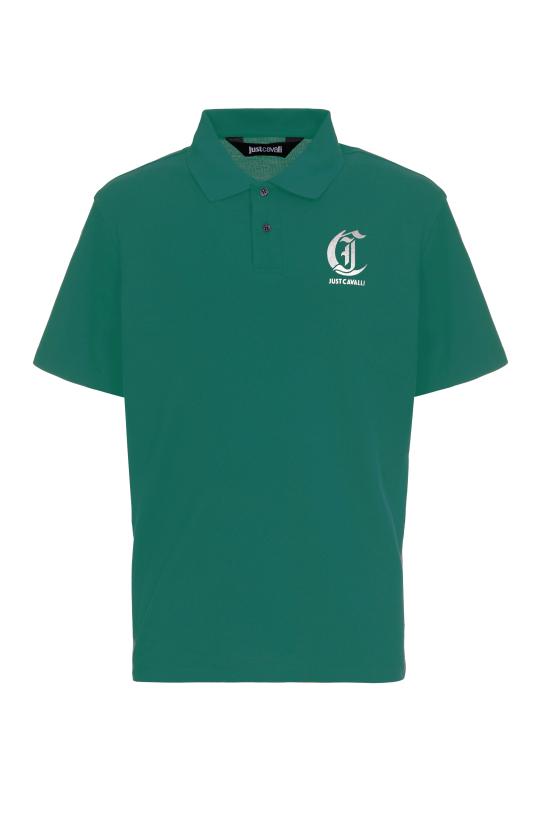  저스트까발리 폴로 티셔츠 77OAGT04 CJ506180 Green