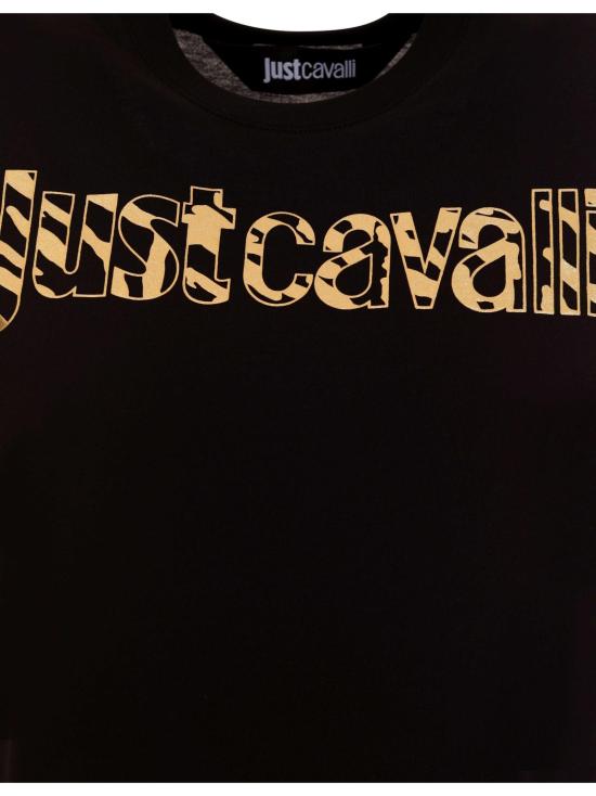  저스트까발리 반팔 티셔츠 77PAHT03 CJ500G89 Black - JUST CAVALLI