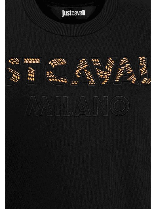  저스트까발리 긴팔 티셔츠 77PAIE15 CF102899 Black - JUST CAVALLI
