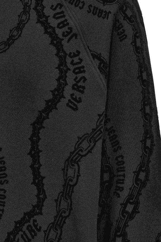 24FW 베르사체 긴팔 티셔츠 77GAI3X0 FS176899 Black - VERSACE