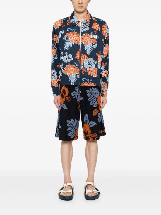  메종키츠네 숏팬츠 MM01406KM0127O492 blue - MAISON KITSUNE