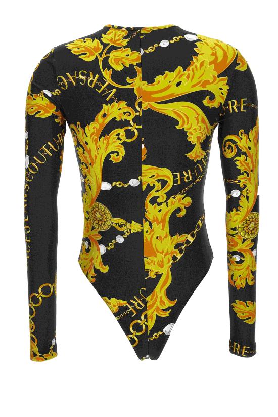  베르사체 바디수트 티셔츠 75HAM221 JS203G89 Black - VERSACE