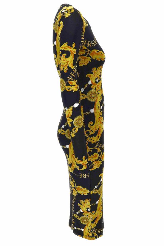  베르사체 미디 원피스 75HAO920 JS204G89 Black - VERSACE