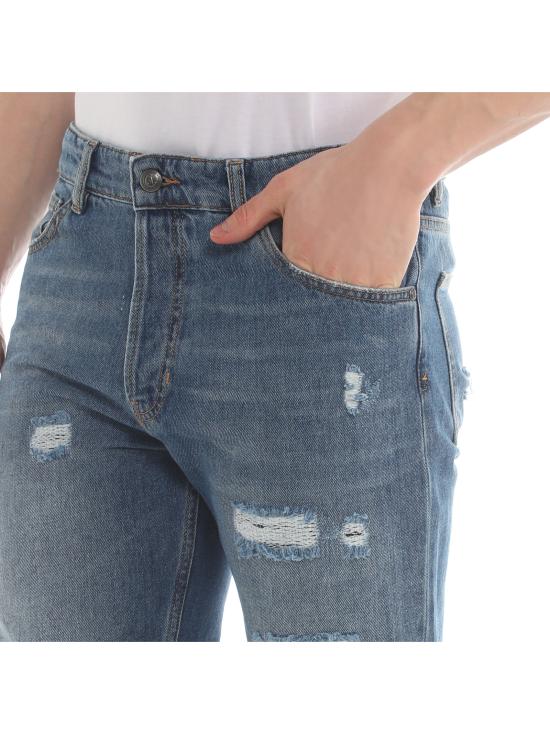  저스트까발리 데님 팬츠 76OAB5R0 DW079M30904 Blue - JUST CAVALLI