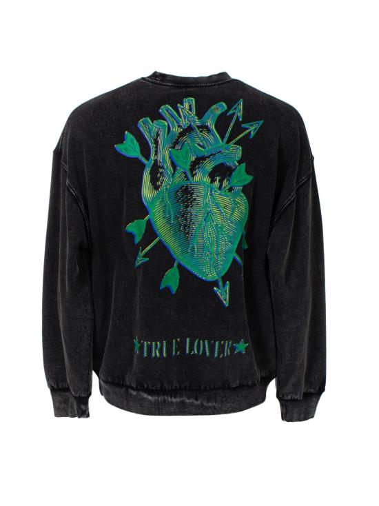  저스트까발리 긴팔 티셔츠 76OAIE03 CFW11899 Black