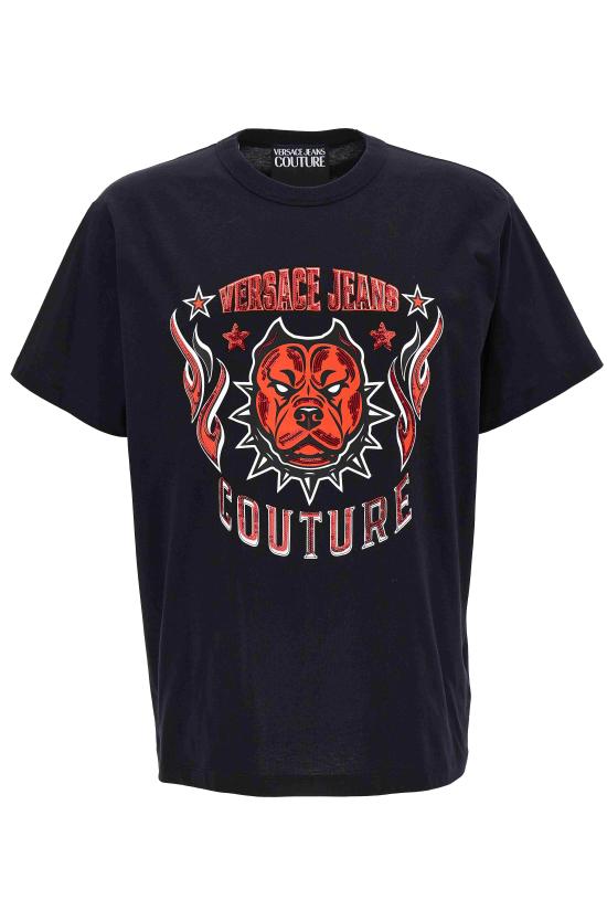  베르사체 반팔 티셔츠 75GAHE04 CJ00E899 Black