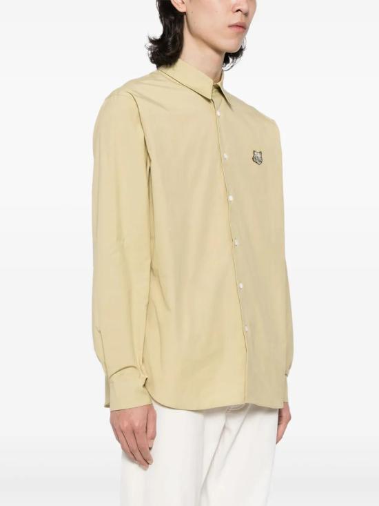  메종키츠네 긴팔 셔츠 MM00403WC0034P357 yellow - MAISON KITSUNE