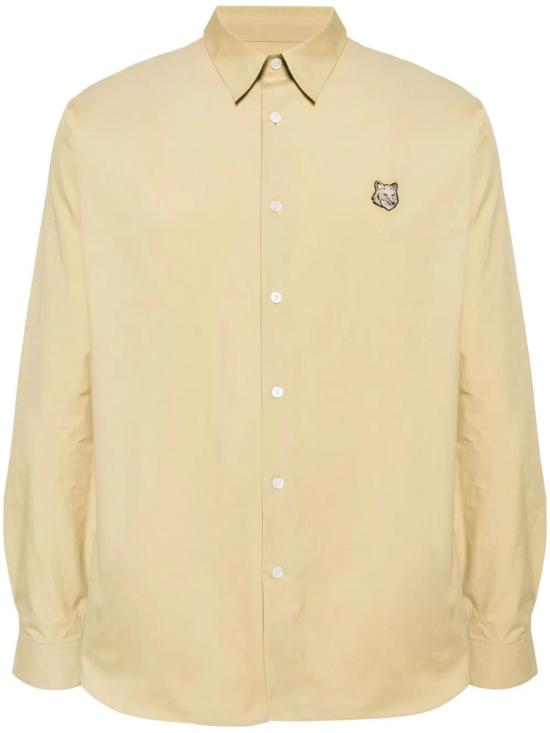  메종키츠네 긴팔 셔츠 MM00403WC0034P357 yellow