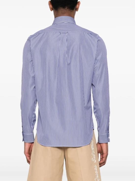  메종키츠네 긴팔 셔츠 MM00411WC2046 navy - MAISON KITSUNE