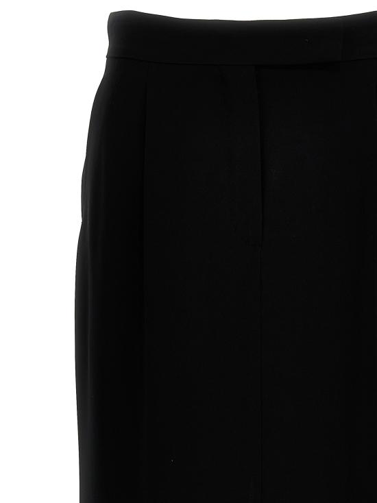 24FW 막스마라 스튜디오 롱 스커트 LEMMA001 Black - MAX MARA STUDIO