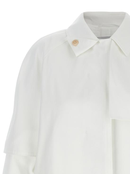 25SS 막스마라 트렌치 코트 2511021053600001 White - MAX MARA