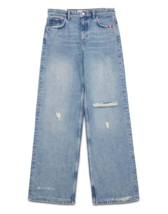 24FW 아미시 팬츠 아미쉬 와이드 라브레아 진 라이트 워시 와이드핏 AMD144D4352718 C0999