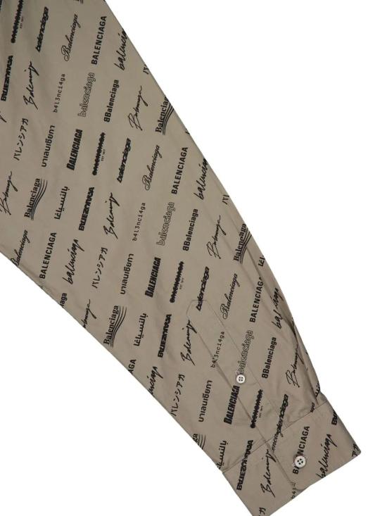  발렌시아가 긴팔 셔츠 662983TNLL1 brown - BALENCIAGA