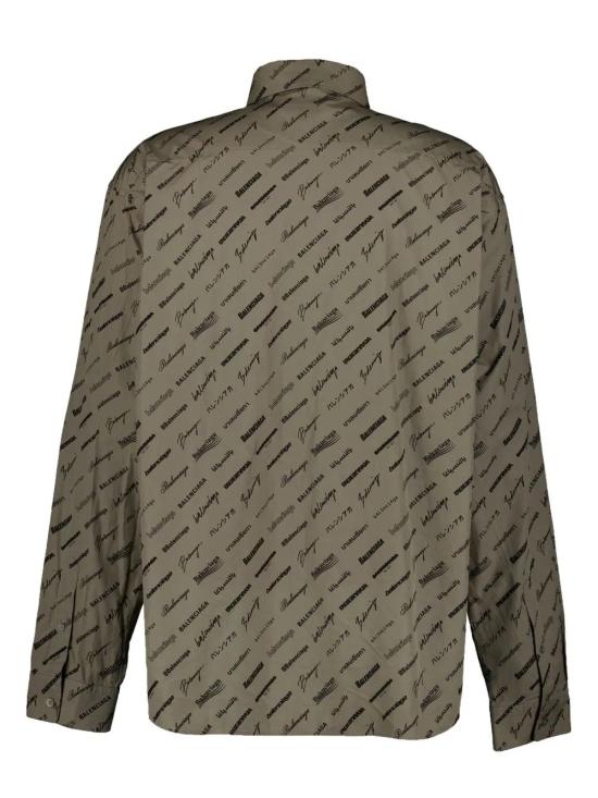  발렌시아가 긴팔 셔츠 662983TNLL1 brown - BALENCIAGA