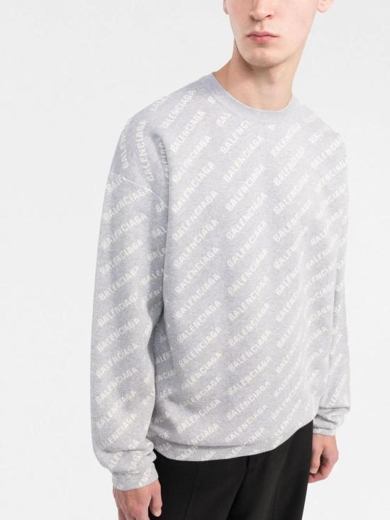  발렌시아가 스웨터 702952T3233 grey - BALENCIAGA