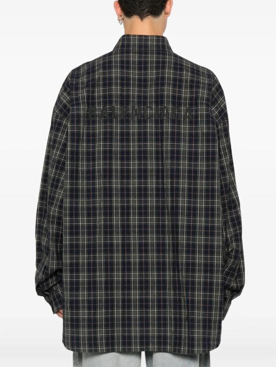  발렌시아가 긴팔 셔츠 725377TLM04 navy - BALENCIAGA