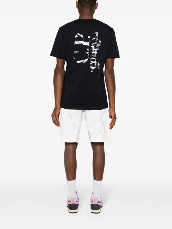  씨피 컴퍼니 반팔 티셔츠 16CMTS143A006586W navy - C.P. COMPANY