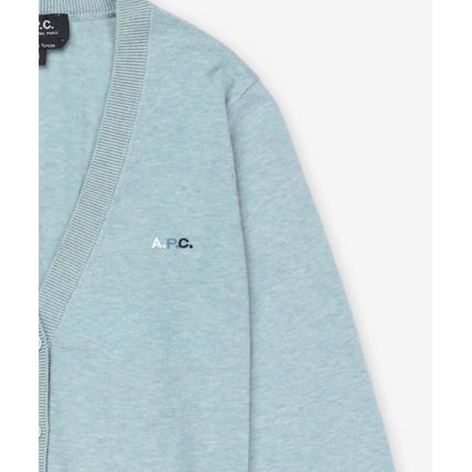 25SS 아페쎄 가디건 COEZJF22316IAB DOM - A.P.C.