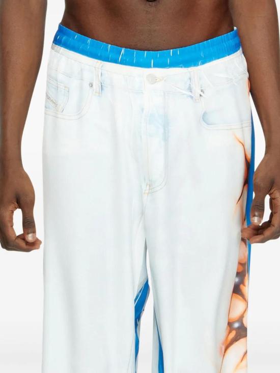  디젤 스트레이트 팬츠 P015930SPDH blue - DIESEL