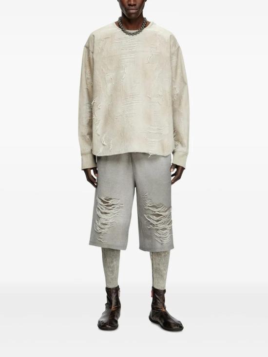  디젤 긴팔 티셔츠 A18195007AU white - DIESEL