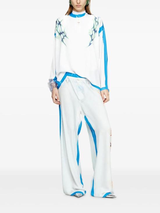  디젤 긴팔 티셔츠 P015960SPDH white - DIESEL