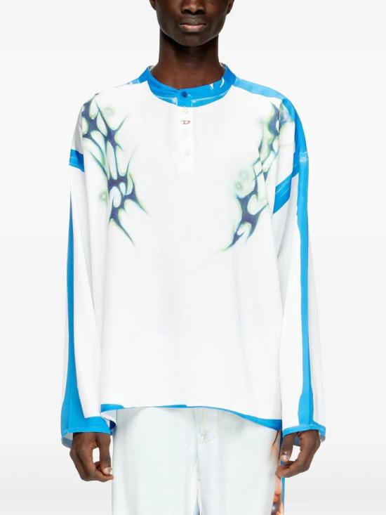  디젤 긴팔 티셔츠 P015960SPDH white - DIESEL