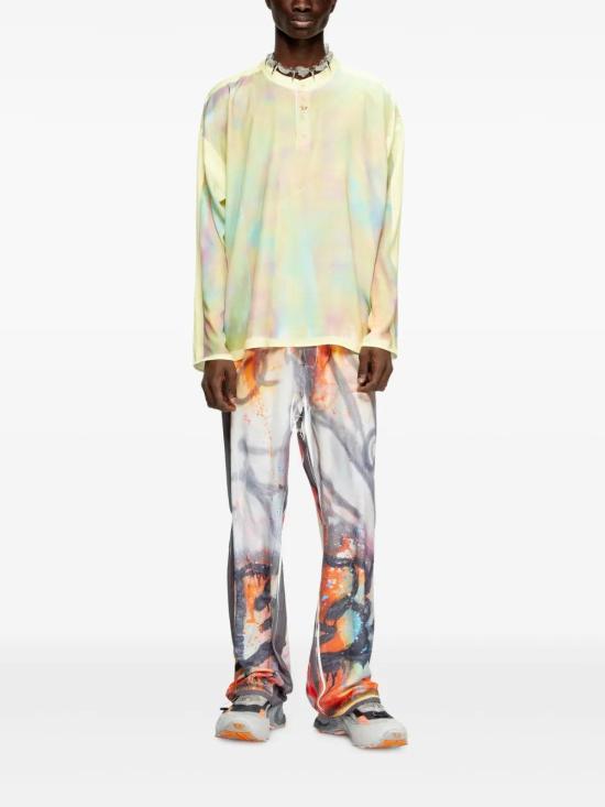  디젤 긴팔 티셔츠 P015870SPDH beige - DIESEL