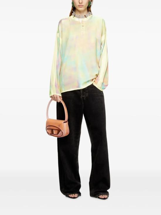  디젤 긴팔 티셔츠 P015870SPDH beige - DIESEL