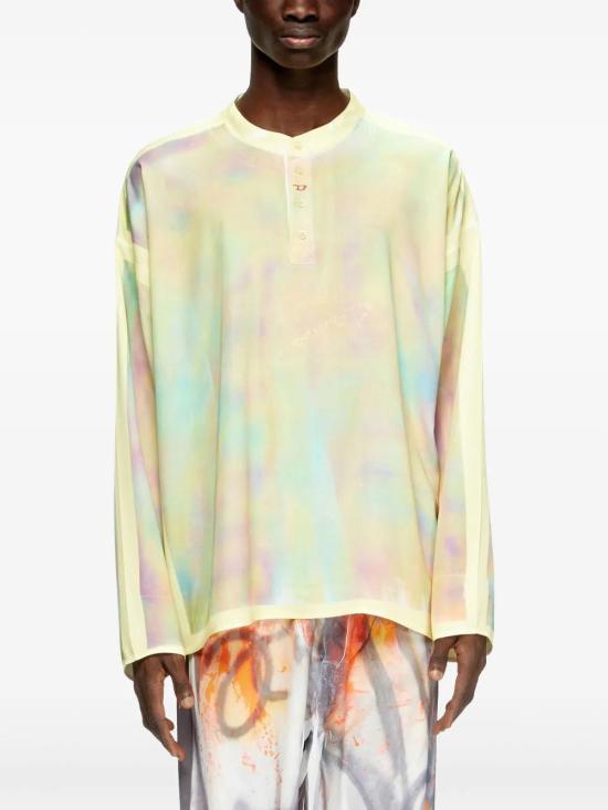  디젤 긴팔 티셔츠 P015870SPDH beige - DIESEL