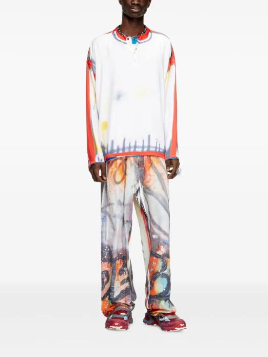  디젤 긴팔 티셔츠 P015950SPDH white - DIESEL