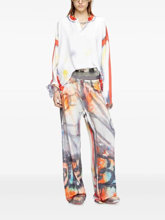  디젤 긴팔 티셔츠 P015950SPDH white - DIESEL