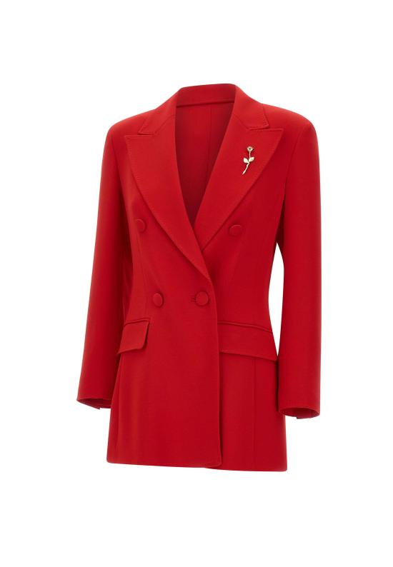 25SS EMILY RATAJKOWSKI X MARELLA 자켓 2513041028200 003 Red