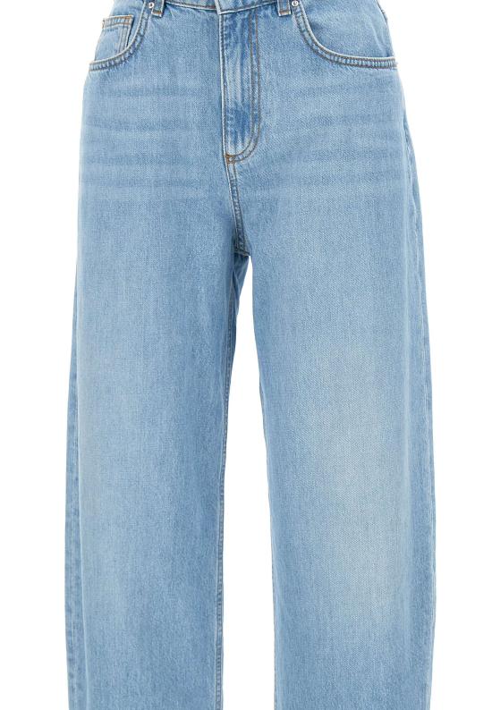 25SS EMILY RATAJKOWSKI X MARELLA 데님 팬츠 2513181028200 001 Blue - OTHER BRANDS