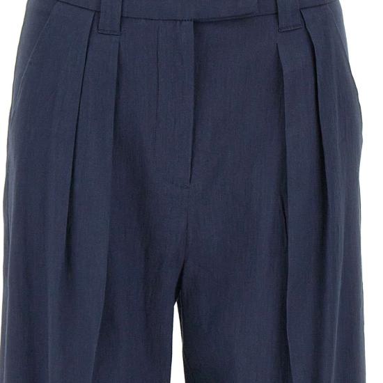 25SS EMILY RATAJKOWSKI X MARELLA 스트레이트 팬츠 2513131018200 007 Blue - OTHER BRANDS