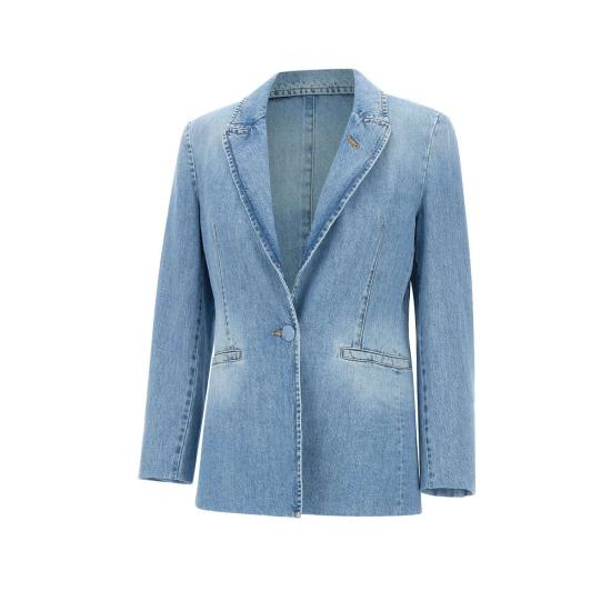 25SS EMILY RATAJKOWSKI X MARELLA 데님 자켓 2513041058200 001 Blue - OTHER BRANDS