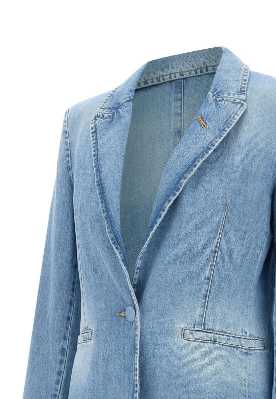 25SS EMILY RATAJKOWSKI X MARELLA 데님 자켓 2513041058200 001 Blue - OTHER BRANDS