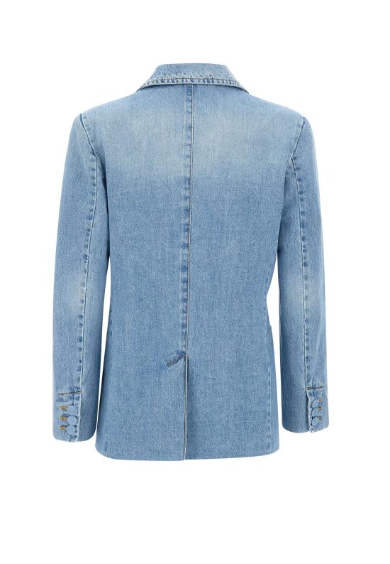 25SS EMILY RATAJKOWSKI X MARELLA 데님 자켓 2513041058200 001 Blue - OTHER BRANDS