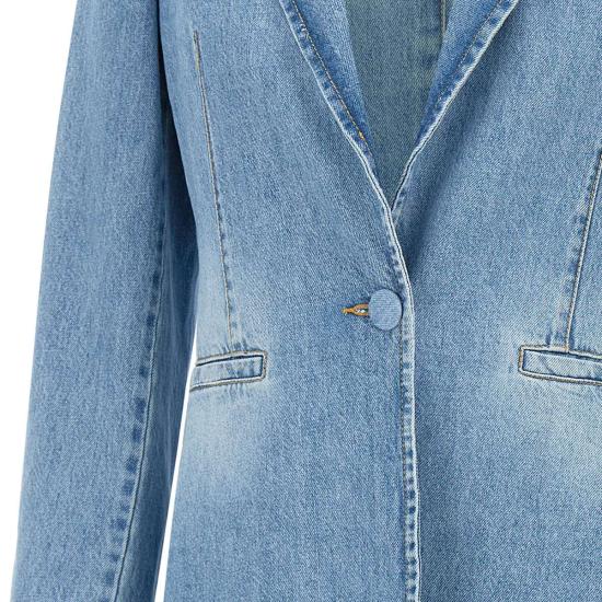 25SS EMILY RATAJKOWSKI X MARELLA 데님 자켓 2513041058200 001 Blue - OTHER BRANDS