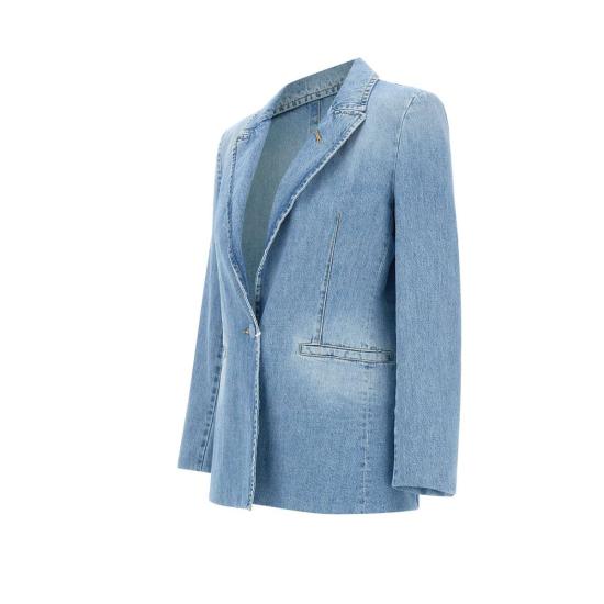 25SS EMILY RATAJKOWSKI X MARELLA 데님 자켓 2513041058200 001 Blue - OTHER BRANDS