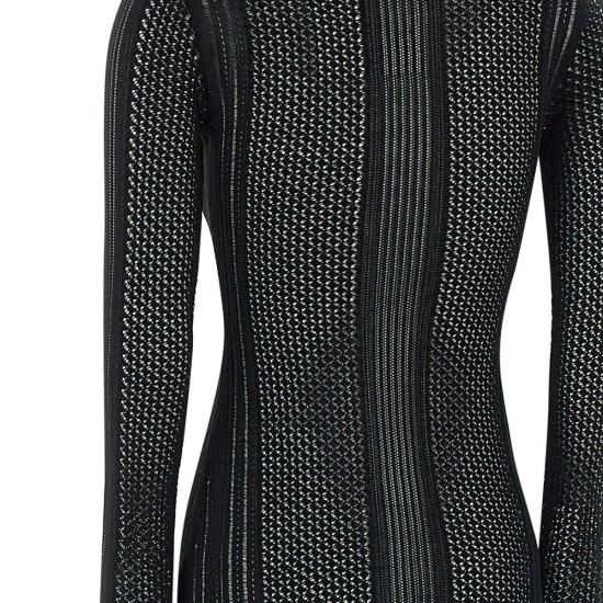 25SS EMILY RATAJKOWSKI X MARELLA 미디 원피스 2513321028200 003 Black - OTHER BRANDS