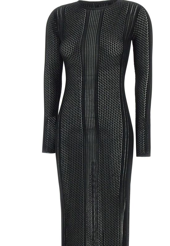 25SS EMILY RATAJKOWSKI X MARELLA 미디 원피스 2513321028200 003 Black - OTHER BRANDS