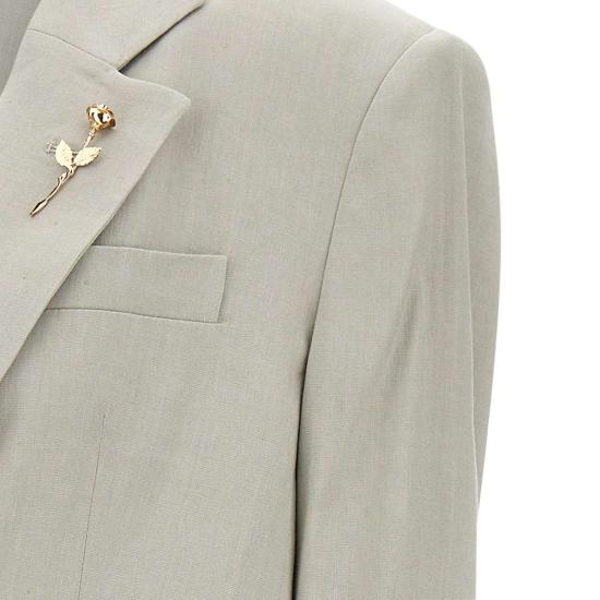 25SS EMILY RATAJKOWSKI X MARELLA 자켓 2513041048200 001 Grey - OTHER BRANDS