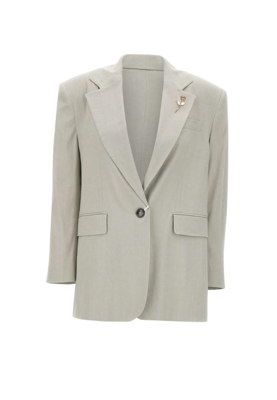 25SS EMILY RATAJKOWSKI X MARELLA 자켓 2513041048200 001 Grey