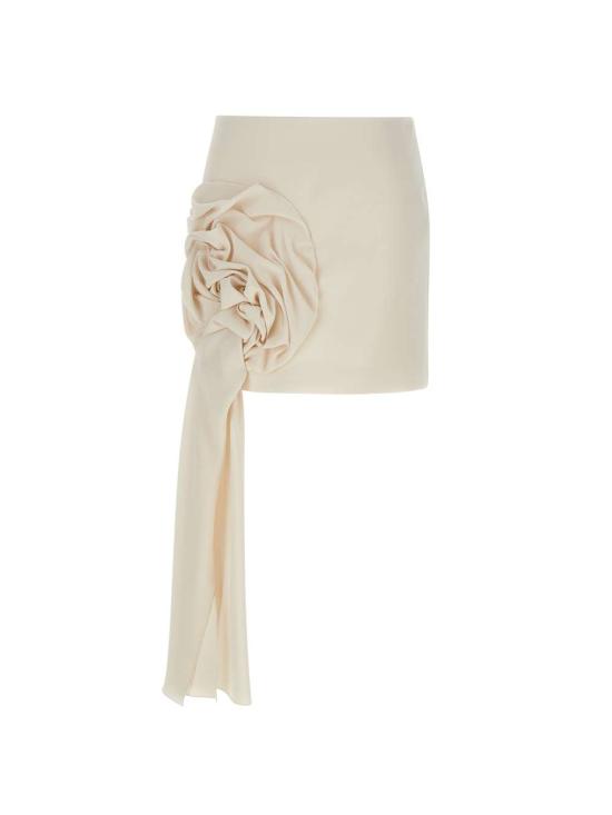 25SS EMILY RATAJKOWSKI X MARELLA 숏 스커트 2513101018200 001 White - OTHER BRANDS